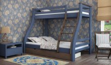 Двухярусная семейная кровать Аляска 140/90/200